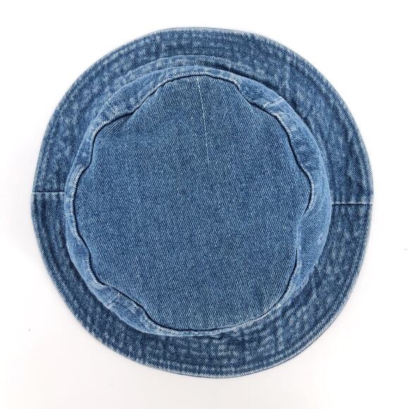 90s denim bucket hat New Orleans crawfish 1990s vintage - Picture 3 of 7